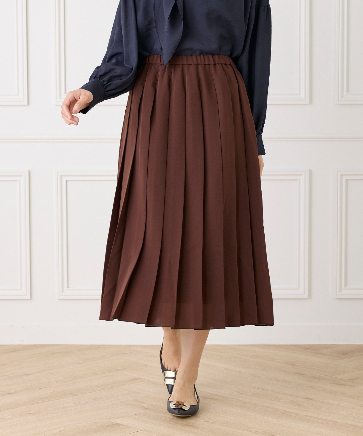 【イネド/INED】のプリーツスカート 人気、トレンドファッション・服の通販 founy(ファニー) 　ファッション　Fashion　レディースファッション　Fashion for Women　スカート　Skirts　プリーツスカート / 上品フェミニンスタイル　Pleated Skirts　シアー　Sheer, See-Through　スマート　Smart, Elegant　ドレープ　Drape, Draping Fabric　プリーツ　Pleats, Pleated　ロング　Long, Long-Length　 other-1|ID: prp329100004836734 ipo3291000000035234605