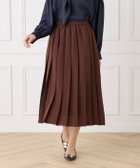 【イネド/INED】のプリーツスカート 人気、トレンドファッション・服の通販 founy(ファニー) ファッション Fashion レディースファッション Fashion for Women スカート Skirts プリーツスカート / 上品フェミニンスタイル Pleated Skirts シアー Sheer, See-Through スマート Smart, Elegant ドレープ Drape, Draping Fabric プリーツ Pleats, Pleated ロング Long, Long-Length thumbnail ブラウン|ID: prp329100004836734 ipo3291000000035234606