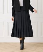 【イネド/INED】のプリーツスカート 人気、トレンドファッション・服の通販 founy(ファニー) ファッション Fashion レディースファッション Fashion for Women スカート Skirts プリーツスカート / 上品フェミニンスタイル Pleated Skirts シアー Sheer, See-Through スマート Smart, Elegant ドレープ Drape, Draping Fabric プリーツ Pleats, Pleated ロング Long, Long-Length thumbnail ブラック|ID: prp329100004836734 ipo3291000000035234607