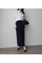 【アニュアンス/anuans】のラーベンニットタイトスカート 人気、トレンドファッション・服の通販 founy(ファニー) ファッション Fashion レディースファッション Fashion for Women スカート Skirts シンプル Simple, Minimal 再入荷 Restock / Back in Stock thumbnail NAVY|ID: prp329100004836737 ipo3291000000035234620