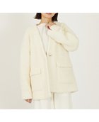 【メルローズ クレール/MELROSE claire】のツィードカーディガンジャケット 人気、トレンドファッション・服の通販 founy(ファニー) ファッション Fashion レディースファッション Fashion for Women ジャケット Jacket, Outerwear ストレッチ Stretch, Stretchy Fabric ツイード Twill, Twill Weave デニム Denim, Jeans Material thumbnail オフホワイト|ID: prp329100004836738 ipo3291000000035234635