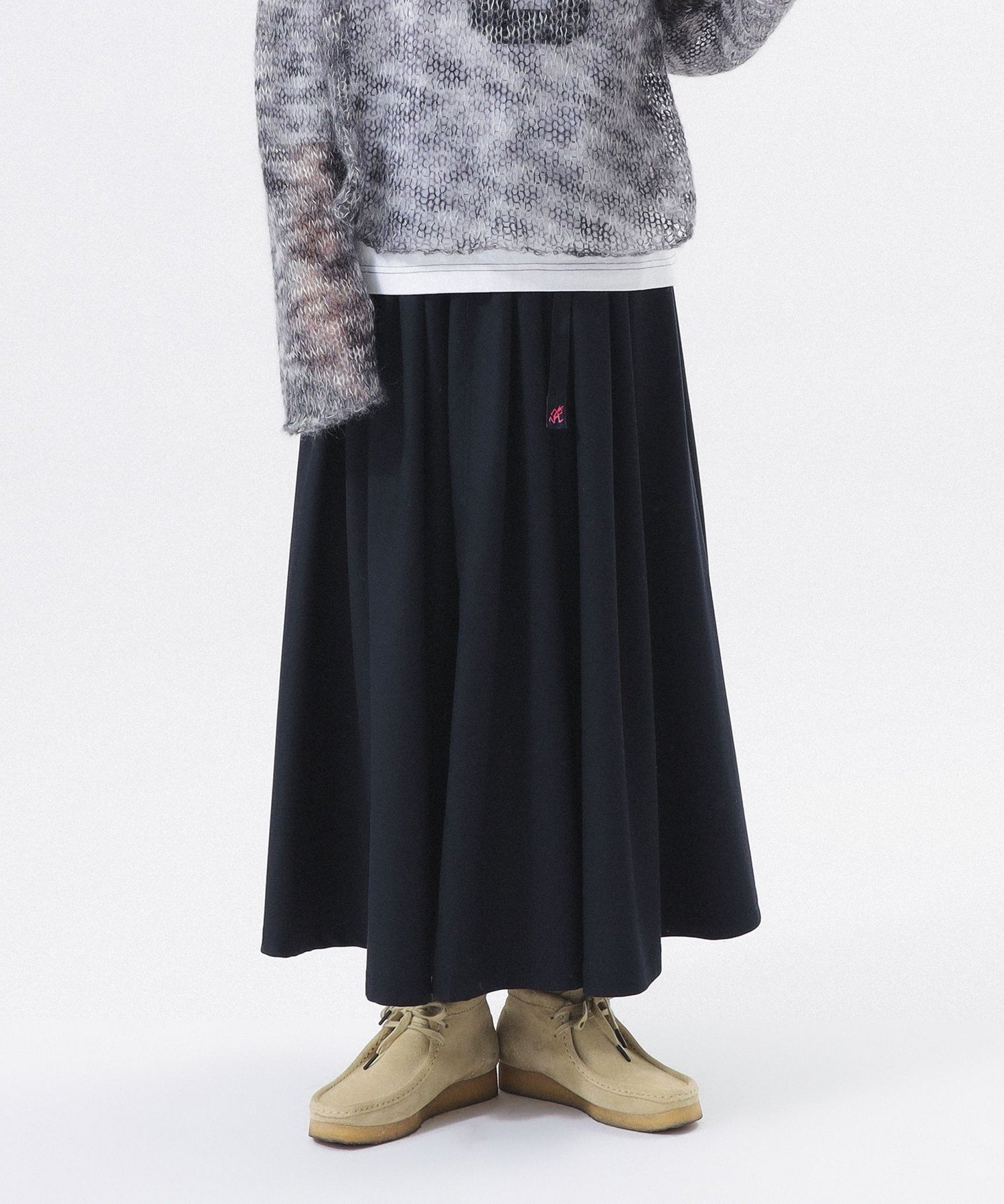 【ビームス ウイメン/BEAMS】の【別注】Gramicci / ギャバ ロングスカート インテリア・キッズ・メンズ・レディースファッション・服の通販 founy(ファニー) 　ファッション　Fashion　レディースファッション　Fashion for Women　スカート　Skirts　ロングスカート　Long Skirts / Maxi & Midi Skirts　アウトドア　Outdoor Clothing　カットソー　Cut and Sewn Top　カリフォルニア　California, Cali Style　ギャザー　Gathered, Ruffled　コンパクト　Compact, Small Size　シンプル　Simple, Minimal　ストレート　Straight, Straight Cut　バランス　Balance, Style Balance　別注　Limited Edition, Custom Order　ロング　Long, Long-Length　おすすめ　Recommended / Our Picks　NAVY|ID: prp329100004836741 ipo3291000000035234701