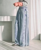 【レプシィム ローリーズファーム/LEPSIM LOWRYS FARM】のイージーデニムパンツ 人気、トレンドファッション・服の通販 founy(ファニー) ファッション Fashion レディースファッション Fashion for Women パンツ Pants & Trousers デニムパンツ・ジーンズ・美脚デニム Denim Jeans & Pants おすすめ Recommended / Our Picks セットアップ Set-Up, Coordinated Outfit デニム Denim, Jeans Material thumbnail ケミカルライトブルー81|ID: prp329100004836743 ipo3291000000035234724