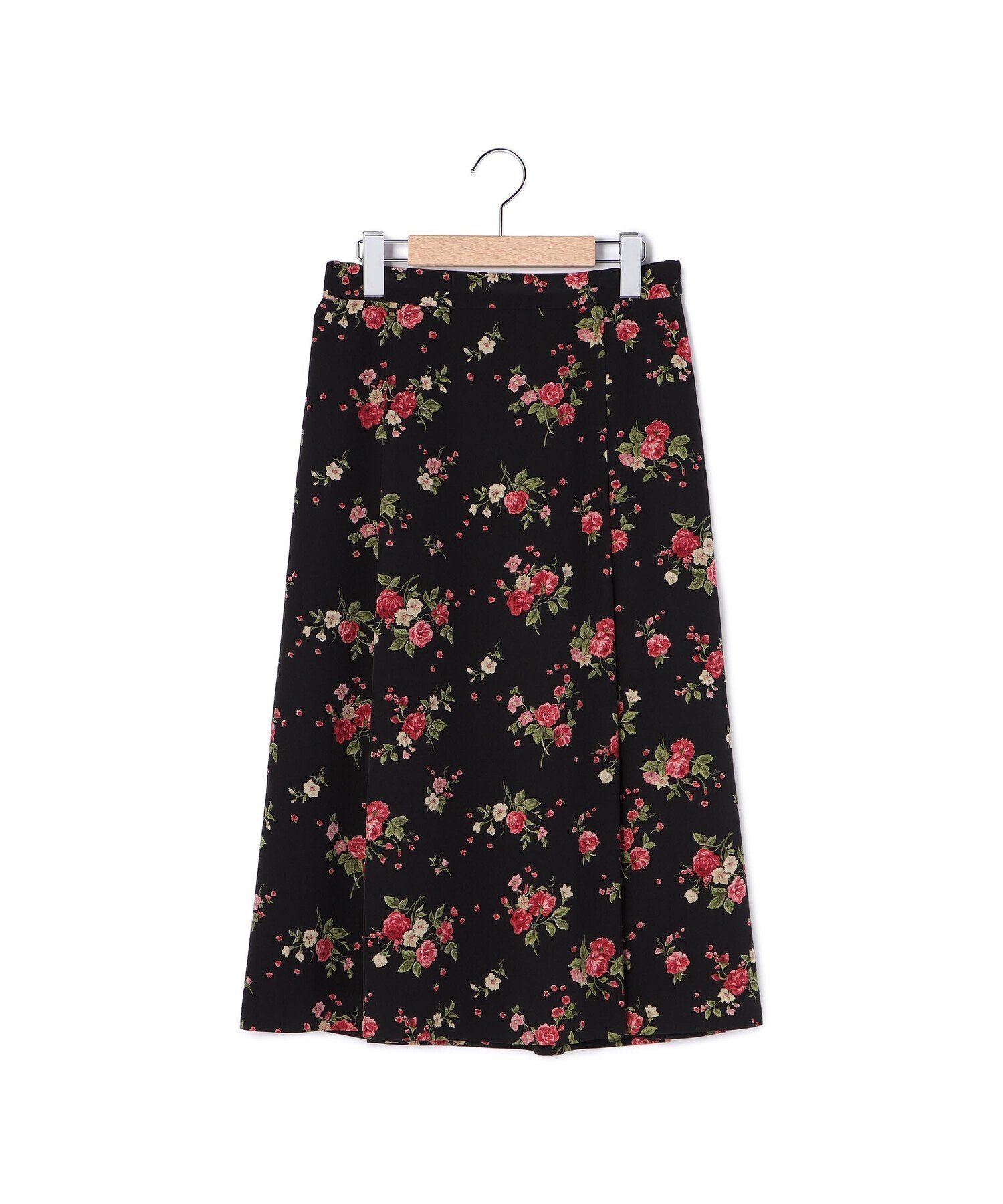 【キース/KEITH】のエッセンシャルフラワースカート インテリア・キッズ・メンズ・レディースファッション・服の通販 founy(ファニー) 　ファッション　Fashion　レディースファッション　Fashion for Women　スカート　Skirts　エレガント 上品　Elegant　フェミニン　Feminine, Girly　フレア　Flare, Flared　ブラック|ID: prp329100004836745 ipo3291000000035234757