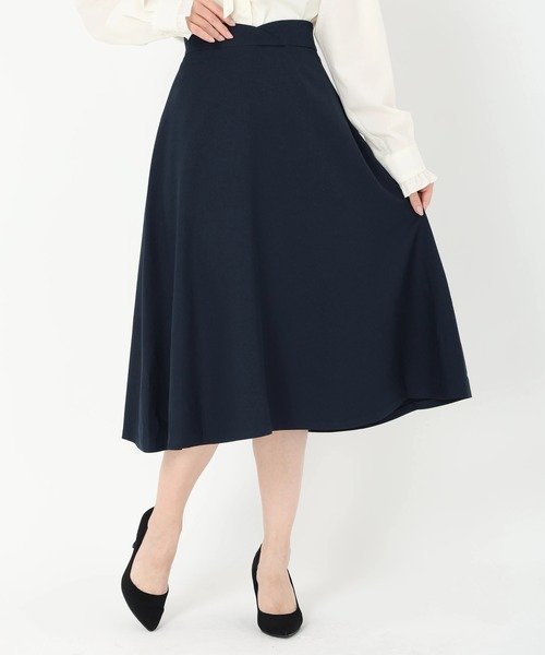 【ストロベリーフィールズ/STRAWBERRY FIELDS】のフレアースカート インテリア・キッズ・メンズ・レディースファッション・服の通販 founy(ファニー) 　ファッション　Fashion　レディースファッション　Fashion for Women　スカート　Skirts　フレアースカート　Flared Skirt, A-Line Skirt　ネイビー|ID: prp329100004836746 ipo3291000000035234773