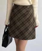 【ジュノア/JUNOAH】のcallautia ウールライクバイアスチェック柄ミニスカート(インパン付) 人気、トレンドファッション・服の通販 founy(ファニー) ファッション Fashion レディースファッション Fashion for Women スカート Skirts ミニスカート Mini Skirts ミニスカート Mini Skirt, Short Skirt thumbnail ライトブラウン|ID: prp329100004836754 ipo3291000000035234924