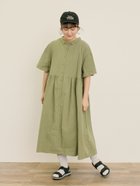 【サマンサモスモス/Samansa Mos2】の【WEB限定】ちび襟シャツワンピース 人気、トレンドファッション・服の通販 founy(ファニー) ファッション Fashion レディースファッション Fashion for Women ワンピース Dresses シャツワンピース / 1枚で着映えコーデ Shirt Dresses ギャザー Gathered, Ruffled シンプル Simple, Minimal レース Lace, Lace Fabric エレガント 上品 Elegant 切替 Switching, Contrast Panel thumbnail カーキ|ID: prp329100004836767 ipo3291000000035235183