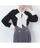 【ジルバイジルスチュアート/JILL by JILLSTUART】のビッグボウタイブラウス 人気、トレンドファッション・服の通販 founy(ファニー) ファッション Fashion レディースファッション Fashion for Women トップス・カットソー Cut & Sew Tops シャツ・ブラウス・オフィスカジュアル Elegant Blouses & Button-Ups とろみ Fluid, Flowy Fabric オーガンジー Organza Fabric スマート Smart, Elegant ボトム Bottoms, Lower Wear リボン Ribbon, Bow thumbnail ブラック|ID: prp329100004836779 ipo3291000000035235427