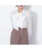 【ジルバイジルスチュアート/JILL by JILLSTUART】のビッグボウタイブラウス 人気、トレンドファッション・服の通販 founy(ファニー) ファッション Fashion レディースファッション Fashion for Women トップス・カットソー Cut & Sew Tops シャツ・ブラウス・オフィスカジュアル Elegant Blouses & Button-Ups とろみ Fluid, Flowy Fabric オーガンジー Organza Fabric スマート Smart, Elegant ボトム Bottoms, Lower Wear リボン Ribbon, Bow thumbnail ピンク|ID: prp329100004836779 ipo3291000000035235429