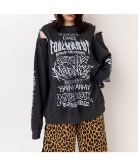 【アールエヌエー/RNA】のM2634 ショルダーZipトレーナー 人気、トレンドファッション・服の通販 founy(ファニー) ファッション Fashion レディースファッション Fashion for Women カットオフ Cut-Off Design グラフィック Graphic, Graphic Design ショルダー Shoulder, Shoulder Strap ダブル Double, Double-Breasted トレーナー Sweatshirt, Trainer フロント Front, Front Design プリント Print, Printed Pattern リメイク Remake, Reconstructed |ID:prp329100004836784