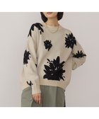 【バブ ブージュルード/Bab Bou Jeloud】のフラワージャガード柄ニットプルオーバー 人気、トレンドファッション・服の通販 founy(ファニー) ファッション Fashion レディースファッション Fashion for Women トップス・カットソー Cut & Sew Tops ニット Knit Tops & Sweaters カジュアルプルオーバー・ニットトップス Pullovers & Knit Tops / Casual Pullovers カーディガン Cardigan, Knitwear フラワー Flower, Floral モチーフ Motif, Design Theme リラックス Relax, Relaxed Fit 再入荷 Restock / Back in Stock thumbnail ECRU|ID: prp329100004836792 ipo3291000000035235535