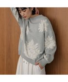 【バブ ブージュルード/Bab Bou Jeloud】のフラワージャガード柄ニットプルオーバー 人気、トレンドファッション・服の通販 founy(ファニー) ファッション Fashion レディースファッション Fashion for Women トップス・カットソー Cut & Sew Tops ニット Knit Tops & Sweaters カジュアルプルオーバー・ニットトップス Pullovers & Knit Tops / Casual Pullovers カーディガン Cardigan, Knitwear フラワー Flower, Floral モチーフ Motif, Design Theme リラックス Relax, Relaxed Fit 再入荷 Restock / Back in Stock thumbnail GRAY|ID: prp329100004836792 ipo3291000000035235537