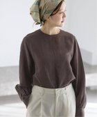 【イエナ/IENA】の《WEB限定/追加2 》ラミーリヨセルノーカラーブラウス 人気、トレンドファッション・服の通販 founy(ファニー) ファッション Fashion レディースファッション Fashion for Women トップス・カットソー Cut & Sew Tops シャツ・ブラウス・オフィスカジュアル Elegant Blouses & Button-Ups 2026年 2026 コンパクト Compact, Small Size スリット Slit, Slit Detail バランス Balance, Style Balance パール Pearl, Pearl Accent 定番 Standard, Basic Item thumbnail ブラウン|ID: prp329100004836799 ipo3291000000035235664