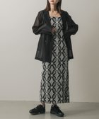 【センスオブプレイス/SENSE OF PLACE by URBAN RESEARCH】のインドシシュウキャミワンピース 人気、トレンドファッション・服の通販 founy(ファニー) ファッション Fashion レディースファッション Fashion for Women ワンピース Dresses キャミソールワンピース Camisole Dresses インド Indian Textile キャミワンピース Cami Dress, Slip Dress thumbnail BLACK|ID: prp329100004836802 ipo3291000000035235684