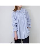 【スローブ イエナ/SLOBE IENA】の《追加》タイプライターフリルブラウス 人気、トレンドファッション・服の通販 founy(ファニー) ファッション Fashion レディースファッション Fashion for Women トップス・カットソー Cut & Sew Tops シャツ・ブラウス・オフィスカジュアル Elegant Blouses & Button-Ups 2026年 2026 おすすめ Recommended / Our Picks クラシカル Classical, Vintage-Inspired スキッパー Skipper, Open Collar ストライプ Stripe, Striped Pattern タイプライター Typewriter Fabric, Crisp Cotton フリル Frill, Ruffle フロント Front, Front Design リボン Ribbon, Bow thumbnail ブルー A|ID: prp329100004836804 ipo3291000000036269505