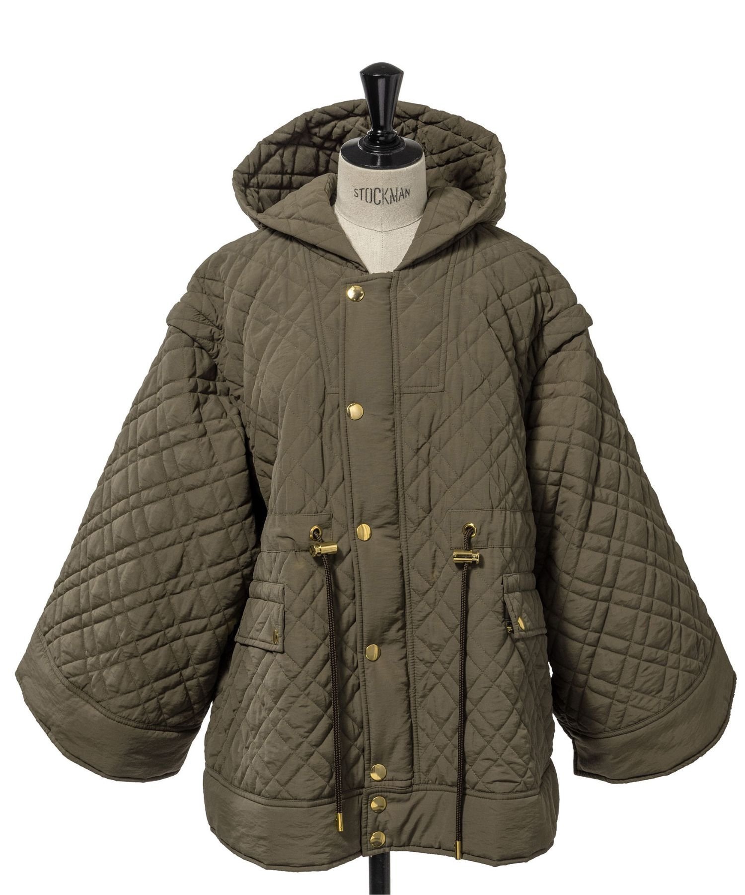 【ティーチ/TEECHI】の「トランスフォームケープジャケット」ナイロンキルティング 人気、トレンドファッション・服の通販 founy(ファニー) 　ファッション　Fashion　レディースファッション　Fashion for Women　アウター　Coat / Outerwear Collection　レディースジャケット・軽アウター　Jackets　キルティング　Quilted, Quilting　ジャケット　Jacket, Outerwear　スリーブ　Sleeve, Long Sleeve / Short Sleeve　 other-1|ID: prp329100004836809 ipo3291000000035235805