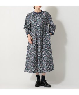 【アフタヌーンティー リビング/Afternoon Tea LIVING】のくるみボタンワンピース/リバティプリント 人気、トレンドファッション・服の通販 founy(ファニー) ファッション Fashion レディースファッション Fashion for Women ワンピース Dresses ギャザー Gathered, Ruffled フロント Front, Front Design ブロード Broadcloth, Fine Cotton エレガント 上品 Elegant 別注 Limited Edition, Custom Order 春 Spring |ID:prp329100004836816