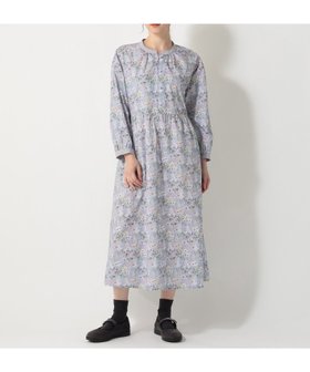 【アフタヌーンティー リビング/Afternoon Tea LIVING】のくるみボタンワンピース/リバティプリント 人気、トレンドファッション・服の通販 founy(ファニー) ファッション Fashion レディースファッション Fashion for Women ワンピース Dresses ギャザー Gathered, Ruffled フロント Front, Front Design ブロード Broadcloth, Fine Cotton エレガント 上品 Elegant 別注 Limited Edition, Custom Order 春 Spring |ID:prp329100004836817