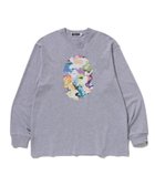 【ア ベイシング エイプ/A BATHING APE】のART CAMO APE HEAD RELAXED FIT LS TEE 人気、トレンドファッション・服の通販 founy(ファニー) ファッション Fashion レディースファッション Fashion for Women グラフィック Graphic, Graphic Design スリーブ Sleeve, Long Sleeve / Short Sleeve フロント Front, Front Design プリント Print, Printed Pattern ロング Long, Long-Length thumbnail GRAY|ID: prp329100004836840 ipo3291000000035236048