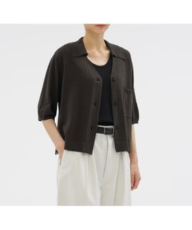 【マーガレットハウエル/MARGARET HOWELL】のHHIGHGAUGE COTTON LINEN KNITWEAR 人気、トレンドファッション・服の通販 founy(ファニー) ファッション Fashion レディースファッション Fashion for Women トップス・カットソー Cut & Sew Tops ニット Knit Tops & Sweaters カーディガン Cardigan, Knitwear コンパクト Compact, Small Size タンク Tank Top, Sleeveless Top バランス Balance, Style Balance フィット Fit, Slim Fit リネン Linen, Linen Fabric 半袖 Short Sleeve, Half Sleeve |ID:prp329100004836846