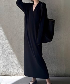 【スピーガ/SPIGA】のルーズシルエットVネックワンピース 人気、トレンドファッション・服の通販 founy(ファニー) ファッション Fashion レディースファッション Fashion for Women ワンピース Dresses |ID:prp329100004836852