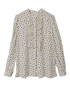 【ティアラ/Tiara】のドットプリントフリルブラウス 人気、トレンドファッション・服の通販 founy(ファニー) ファッション Fashion レディースファッション Fashion for Women トップス・カットソー Cut & Sew Tops シャツ・ブラウス・オフィスカジュアル Elegant Blouses & Button-Ups コンパクト Compact, Small Size ドット Polka Dot, Dot Pattern フリル Frill, Ruffle フロント Front, Front Design プリント Print, Printed Pattern ランダム Random, Irregular thumbnail ホワイト|ID: prp329100004836902 ipo3291000000035237027