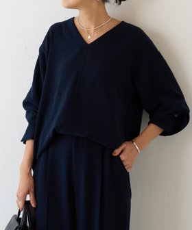 【ビアズリー/BEARDSLEY】のヴィンテージジョーゼットVプルオーバー 人気、トレンドファッション・服の通販 founy(ファニー) ファッション Fashion レディースファッション Fashion for Women トップス・カットソー Cut & Sew Tops カジュアルプルオーバー・ニットトップス Pullovers & Knit Tops / Casual Pullovers ヴィンテージ Vintage Style カフス Cuff Design シンプル Simple, Minimal ジャケット Jacket, Outerwear ジョーゼット Georgette, Semi-Sheer Fabric セットアップ Set-Up, Coordinated Outfit バランス Balance, Style Balance フォルム Silhouette, Form フロント Front, Front Design プリント Print, Printed Pattern ポケット Pocket, Pocket Detail レース Lace, Lace Fabric 再入荷 Restock / Back in Stock おすすめ Recommended / Our Picks |ID:prp329100004836947