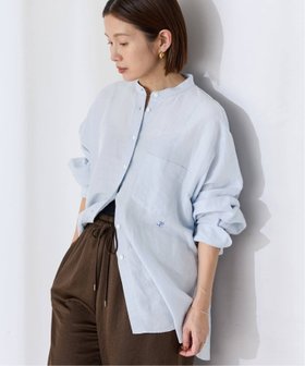 【イエナ/IENA】の《一部カラーWEB限定/ 》ラミーリヨセルバンドカラーシャツ 人気、トレンドファッション・服の通販 founy(ファニー) ファッション Fashion レディースファッション Fashion for Women トップス・カットソー Cut & Sew Tops シャツ・ブラウス・オフィスカジュアル Elegant Blouses & Button-Ups ストライプ Stripe, Striped Pattern 定番 Standard, Basic Item ポケット Pocket, Pocket Detail 無地 Plain, Solid Color エレガント 上品 Elegant ビジネス 仕事 通勤 Business / Work / Commuting 2026年 2026 |ID:prp329100004836958