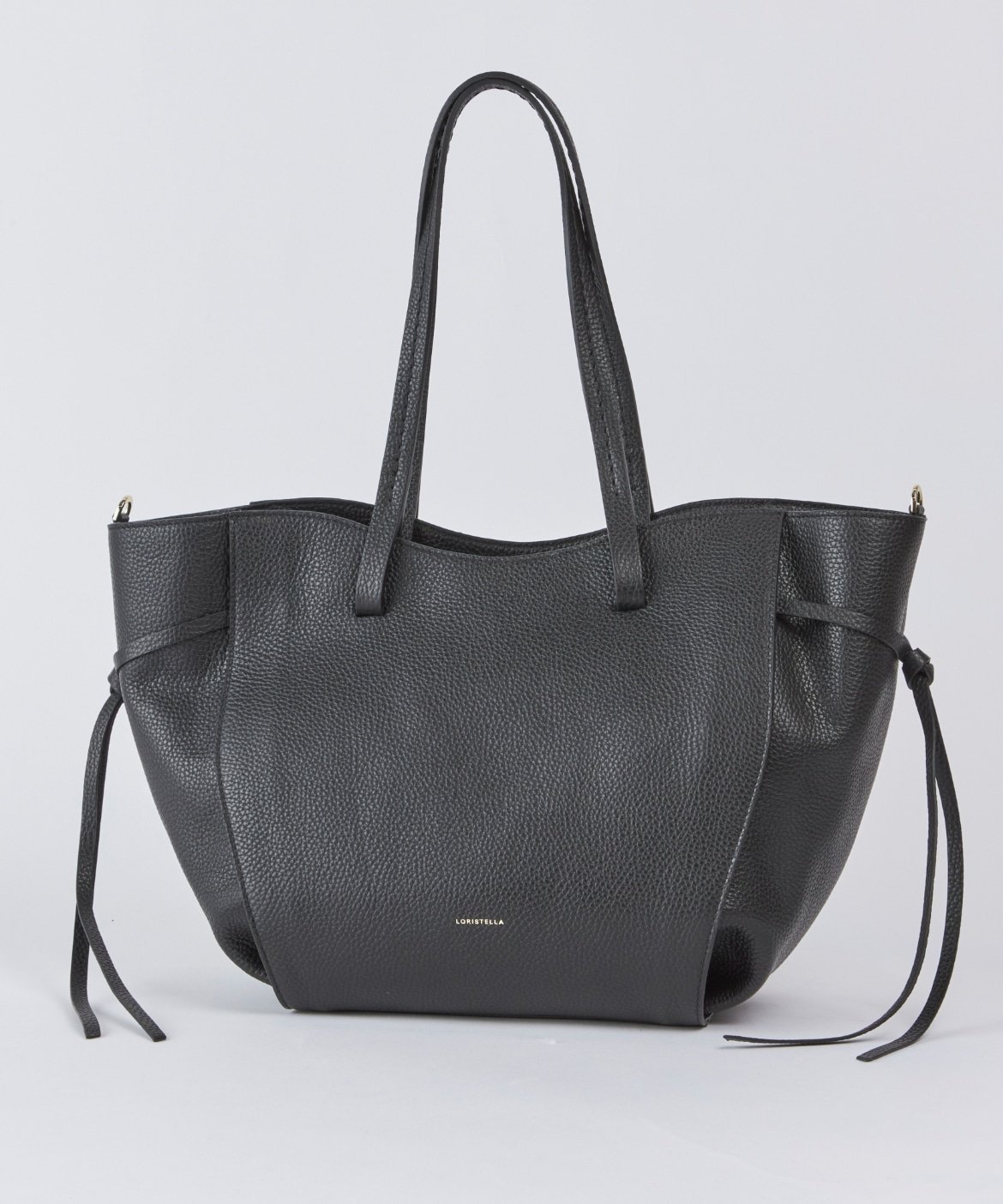 【イネド/INED】のSOFIA 2wayトートバッグ《LORISTELLA/ロリステッラ》 インテリア・キッズ・メンズ・レディースファッション・服の通販 founy(ファニー) 　ファッション　Fashion　レディースファッション　Fashion for Women　バッグ　Bags　イタリア　Italy　エレガント 上品　Elegant　コンパクト　Compact, Small Size　シンプル　Simple, Minimal　スマート　Smart, Elegant　財布　Wallet, Purse　トレンド　Trend, Trending Now　フォルム　Silhouette, Form　ポケット　Pocket, Pocket Detail　ラップ　Wrap, Wrap Design　ブラック|ID: prp329100004836992 ipo3291000000035238670