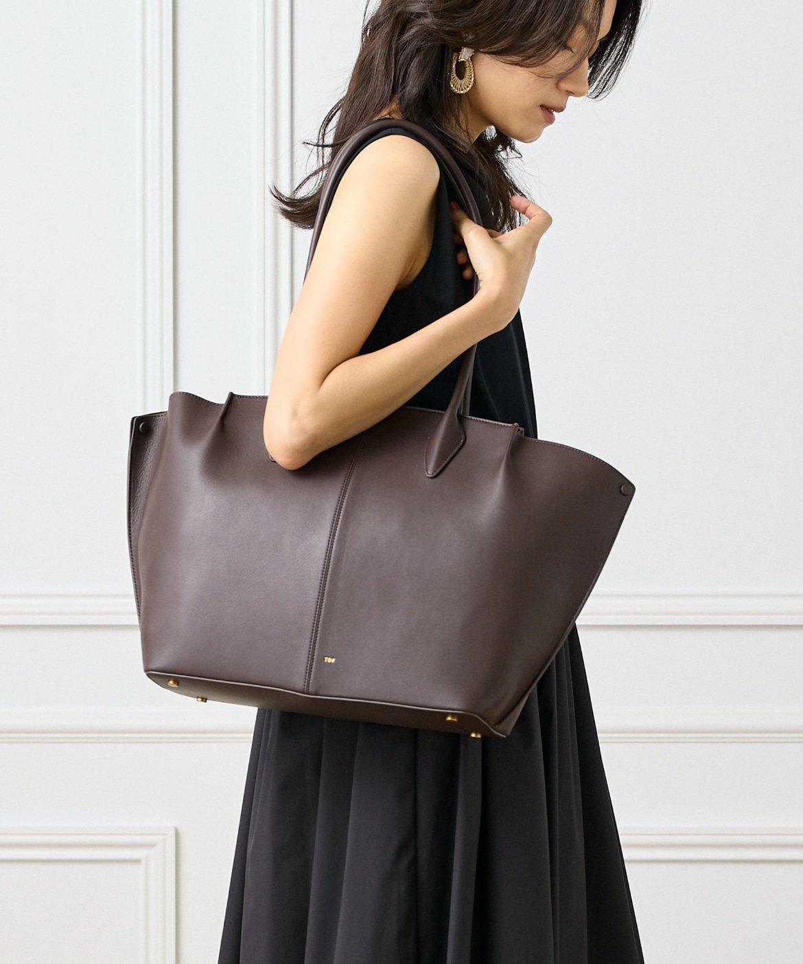 【イネド/INED】のPAON GRAND バッグ《TOV》 インテリア・キッズ・メンズ・レディースファッション・服の通販 founy(ファニー) 　ファッション　Fashion　レディースファッション　Fashion for Women　コンパクト　Compact, Small Size　ショルダー　Shoulder, Shoulder Strap　スマート　Smart, Elegant　ポケット　Pocket, Pocket Detail　ブラウン|ID: prp329100004836993 ipo3291000000035238673