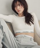 【カルバンクライン/Calvin Klein】の【公式ショップ】 カルバンクライン Icon Cotton ロングスリーブ Tシャツ ブラレット QF8009 人気、トレンドファッション・服の通販 founy(ファニー) ファッション Fashion レディースファッション Fashion for Women トップス・カットソー Cut & Sew Tops シャツ・ブラウス・オフィスカジュアル Elegant Blouses & Button-Ups ロングTシャツ・Tシャツ Longline T-Shirts & Tees ストレッチ Stretch, Stretchy Fabric スリーブ Sleeve, Long Sleeve / Short Sleeve フレンチ French, French Style ボトム Bottoms, Lower Wear メッシュ Mesh, Net Fabric ロング Long, Long-Length thumbnail White|ID: prp329100004837102 ipo3291000000035240182