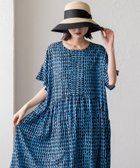 【ヴィータフェリーチェ/VitaFelice】のバティック柄フレアワンピース 人気、トレンドファッション・服の通販 founy(ファニー) ファッション Fashion レディースファッション Fashion for Women ワンピース Dresses オケージョン Occasion Wear スリーブ Sleeve, Long Sleeve / Short Sleeve フレア Flare, Flared リラックス Relax, Relaxed Fit 再入荷 Restock / Back in Stock 夏 Summer thumbnail ブルー|ID: prp329100004837112 ipo3291000000035240442