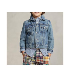 【ラルフローレン/RALPH LAUREN / KIDS】の(ボーイズ 2才~7才)デニム トラッカー ジャケット 人気、トレンドファッション・服の通販 founy(ファニー) ファッション Fashion キッズファッション Fashion for Kids アウター Coat Outerwear /Kids ウォッシュ Washed Finish クラシック Classic, Timeless Style ジャケット Jacket, Outerwear デニム Denim, Jeans Material ボーイズ Boyish, Boy Style ポケット Pocket, Pocket Detail 長袖 Long Sleeve, Full Sleeve |ID:prp329100004837158