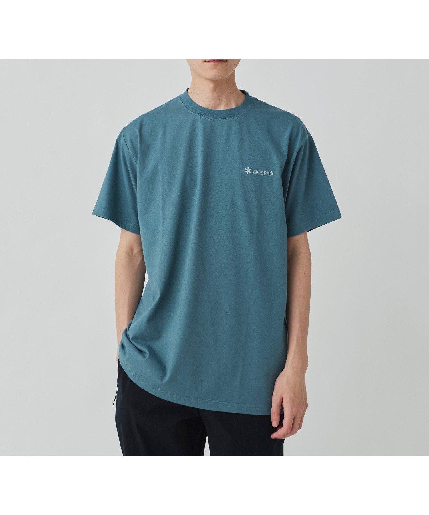 【スノーピーク/SNOW PEAK】のSnow Peak Logo T-Shirt インテリア・キッズ・メンズ・レディースファッション・服の通販 founy(ファニー) 　ファッション　Fashion　レディースファッション　Fashion for Women　トップス・カットソー　Cut & Sew Tops　シャツ・ブラウス・オフィスカジュアル　Elegant Blouses & Button-Ups　ロングTシャツ・Tシャツ　Longline T-Shirts & Tees　春　Spring　吸水　Absorbent, Quick-Dry　スマート　Smart, Elegant　フィット　Fit, Slim Fit　プリント　Print, Printed Pattern　ベーシック　Basic, Essential　S/S・春夏　SS, Spring/Summer, Warm Season　夏　Summer　2025年　2025　2025春夏・S/S　Spring/Summer 2025 SS25　BLUE|ID: prp329100004837166 ipo3291000000035241238