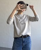 【エルビーシー/LBC】のGirlプリントロゴ刺繍ロンT 人気、トレンドファッション・服の通販 founy(ファニー) ファッション Fashion レディースファッション Fashion for Women トップス・カットソー Cut & Sew Tops ロングTシャツ・Tシャツ Longline T-Shirts & Tees イラスト Illustration インナー Innerwear シンプル Simple, Minimal プリント Print, Printed Pattern ベーシック Basic, Essential ラウンド Round, Round Neck 手描き Hand-Drawn, Illustrated 秋 Autumn thumbnail ライトグレー|ID: prp329100004837192 ipo3291000000035241594