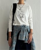【エルビーシー/LBC】のGirlプリントロゴ刺繍ロンT 人気、トレンドファッション・服の通販 founy(ファニー) ファッション Fashion レディースファッション Fashion for Women トップス・カットソー Cut & Sew Tops ロングTシャツ・Tシャツ Longline T-Shirts & Tees イラスト Illustration インナー Innerwear シンプル Simple, Minimal プリント Print, Printed Pattern ベーシック Basic, Essential ラウンド Round, Round Neck 手描き Hand-Drawn, Illustrated 秋 Autumn thumbnail ソノタ|ID: prp329100004837192 ipo3291000000035241597