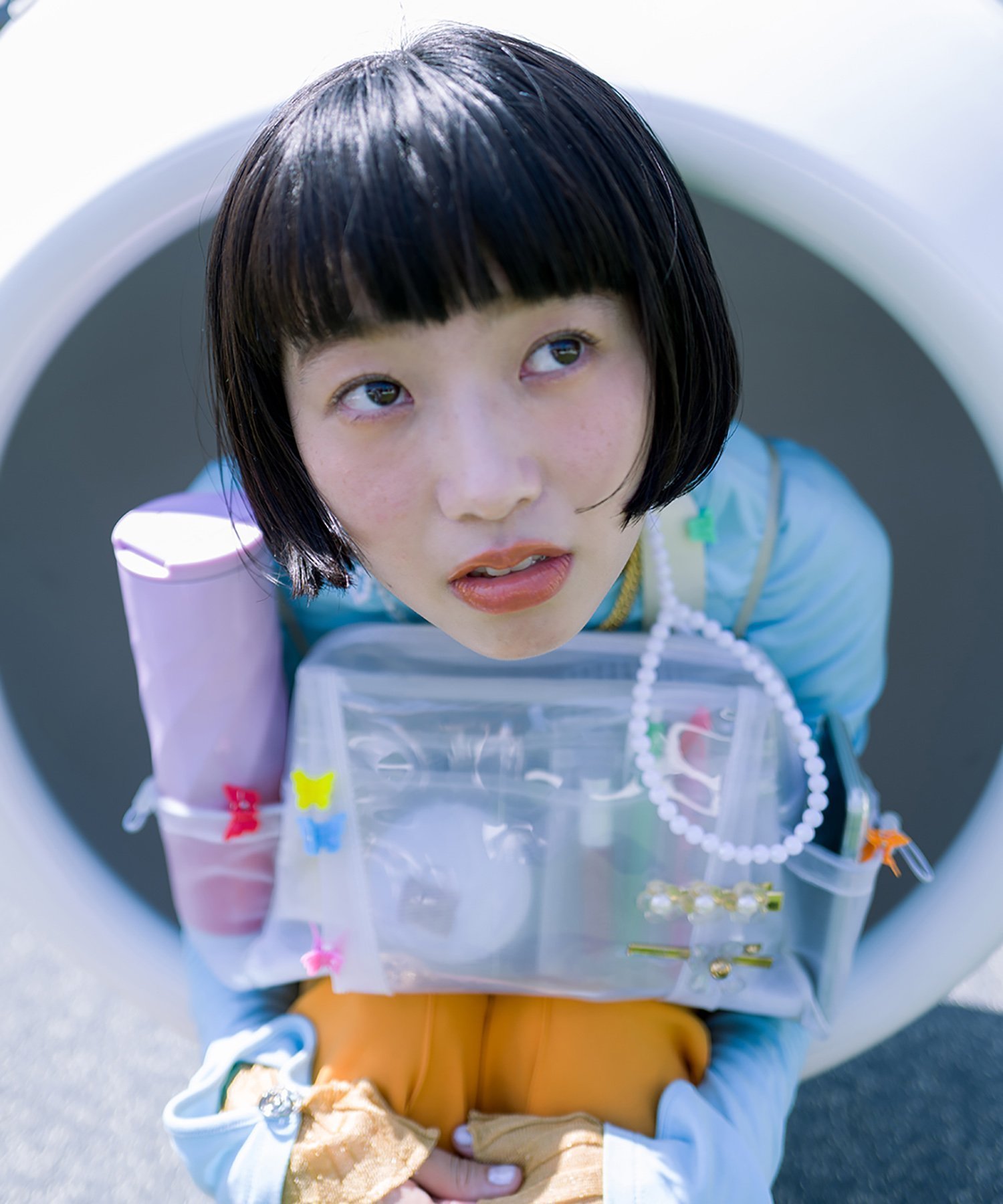 【キャセリーニ/CASSELINI】のCasselini(キャセリーニ)Stylist Bag インテリア・キッズ・メンズ・レディースファッション・服の通販 founy(ファニー) 　ファッション　Fashion　レディースファッション　Fashion for Women　バッグ　Bags　コレクション　Collection, Seasonal Line　ショルダー　Shoulder, Shoulder Strap　タンブラー　Tumbler, Travel Mug　人気　Popular, Best Seller　ポケット　Pocket, Pocket Detail　マグネット　Magnet, Magnetic Closure　ミックス　Mix, Mixed Style　クリア|ID: prp329100004837202 ipo3291000000035241730