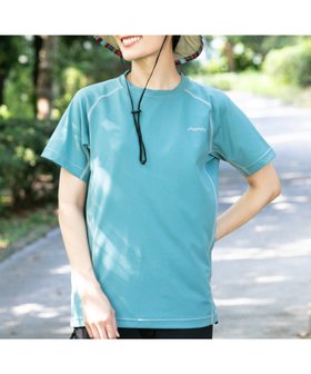 【シフォン/SHIFFON】のphenix outdoor クルーネック半袖Tシャツ 速乾 人気、トレンドファッション・服の通販 founy(ファニー) ファッション Fashion レディースファッション Fashion for Women トップス・カットソー Cut & Sew Tops シャツ・ブラウス・オフィスカジュアル Elegant Blouses & Button-Ups ロングTシャツ・Tシャツ Longline T-Shirts & Tees アウトドア Outdoor Clothing カッティング Cutting Detail 吸水 Absorbent, Quick-Dry 抗菌 Antibacterial, Bacteria-Resistant スタイリッシュ Stylish, Fashionable ストレッチ Stretch, Stretchy Fabric 半袖 Short Sleeve, Half Sleeve |ID:prp329100004837208