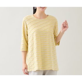 【ミゼール/MISSEL】の【洗える・日本製・3L/4Lサイズあり】タックボーダーカットソー 人気、トレンドファッション・服の通販 founy(ファニー) ファッション Fashion レディースファッション Fashion for Women トップス・カットソー Cut & Sew Tops カットソー・ベーシックTシャツ Cut-and-Sewn Tops / Stretch Tees & Basics エレガント 上品 Elegant 洗える Machine Washable 秋 Autumn カットソー Cut and Sewn Top ベスト Vest, Waistcoat ボーダー Border, Stripe おすすめ Recommended / Our Picks 日本製 Made In Japan |ID:prp329100004837227