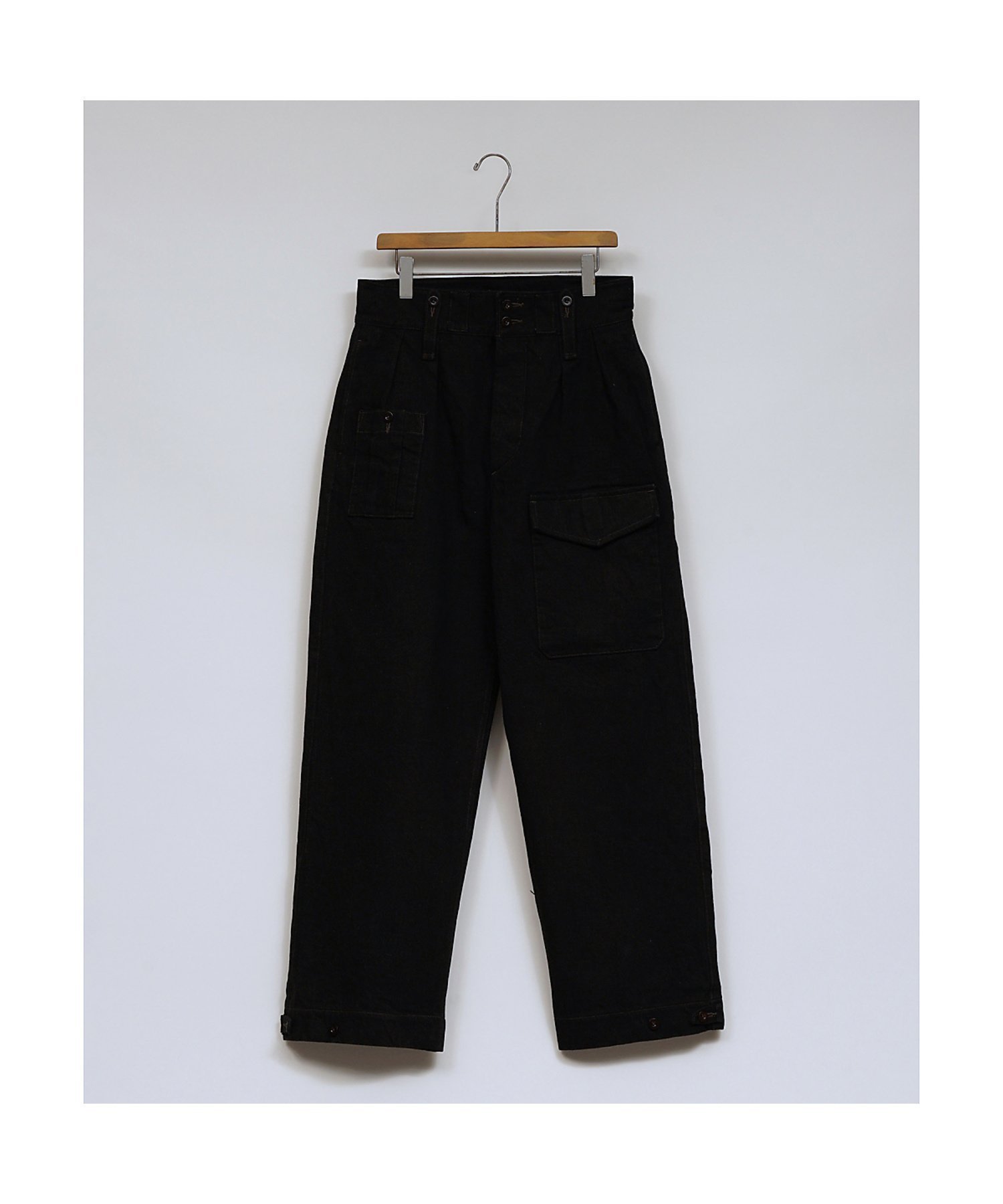 【ナイジェルケーボン/NIGEL CABOURN / MEN】のMAN / ブリティッシュアーミーパンツ - ブラックデニム インテリア・キッズ・メンズ・レディースファッション・服の通販 founy(ファニー) 　ファッション　Fashion　メンズファッション　Fashion for Men　ボトムス　Bottoms　デニム　Denim, Jeans Material　今季　This Season, Current Season　定番　Standard, Basic Item　ブラック|ID: prp329100004837237 ipo3291000000035242220