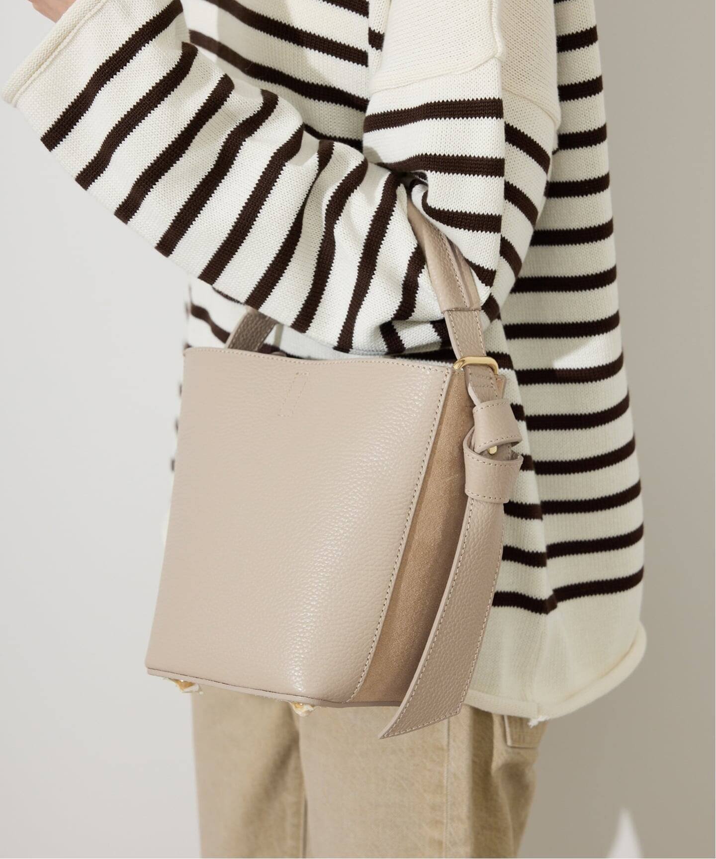 【スローブ イエナ/SLOBE IENA】の《追加2 》AULENTTI/オウレンティ バケツバッグ FB-5976-DOSA インテリア・キッズ・メンズ・レディースファッション・服の通販 founy(ファニー) 　ファッション　Fashion　レディースファッション　Fashion for Women　イタリア　Italy　スマート　Smart, Elegant　トレンド　Trend, Trending Now　バケツ　Bucket, Bucket Style　ベージュ|ID: prp329100004837239 ipo3291000000035242239