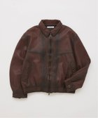 【ジャーナルスタンダード/JOURNAL STANDARD / MEN】のゴート レザー エイジング ダッド ブルゾン 人気、トレンドファッション・服の通販 founy(ファニー) ファッション Fashion メンズファッション Fashion for Men スラックス Slacks, Dress Pants デニム Denim, Jeans Material バランス Balance, Style Balance ブルゾン Blouson, Bomber Jacket リラックス Relax, Relaxed Fit ワイド Wide, Wide Fit thumbnail ブラウン|ID: prp329100004837246 ipo3291000000035242307