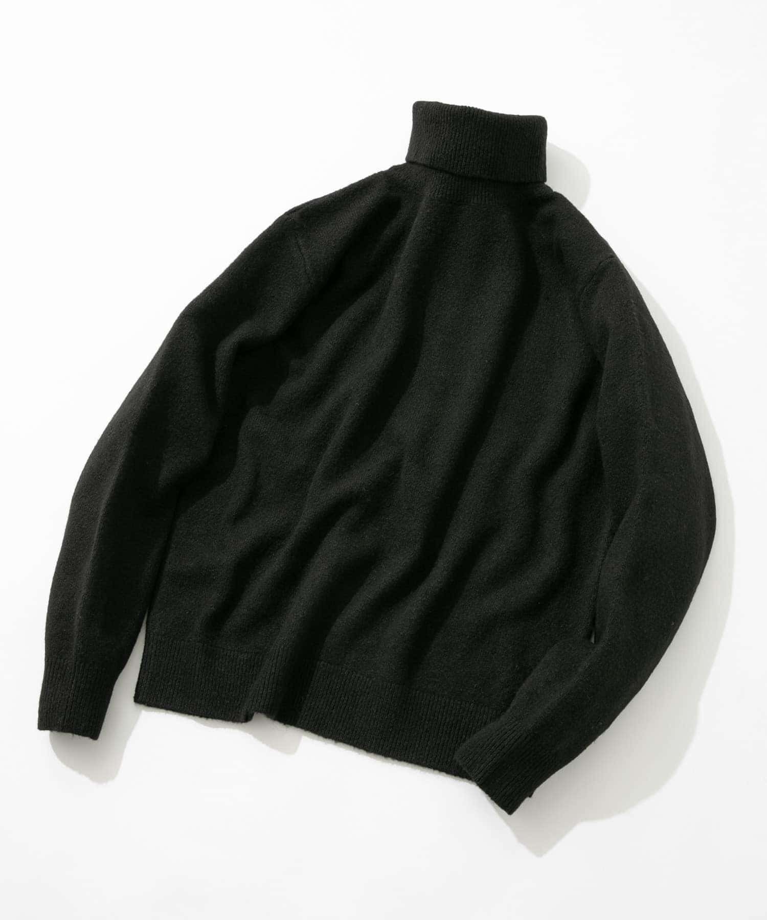 【アーバンリサーチ ロッソ/URBAN RESEARCH ROSSO / MEN】のブークレストレッチタートルニット インテリア・キッズ・メンズ・レディースファッション・服の通販 founy(ファニー) 　ファッション　Fashion　メンズファッション　Fashion for Men　アクリル　Acrylic Material　シンプル　Simple, Minimal　ストレッチ　Stretch, Stretchy Fabric　タートル　Turtleneck, Turtle Collar　タートルネック　Turtleneck, High Neck　フィット　Fit, Slim Fit　リラックス　Relax, Relaxed Fit　ループ　Loop, Loop Knit　A/W・秋冬　Autumn/Winter　冬　Winter / This Winter　2025年　2025　2025-2026秋冬・A/W　Autumn/Winter 2025–26 AW25–26　ブラック|ID: prp329100004837247 ipo3291000000035242327