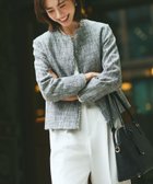 【エルーラ/Elura】の≪入卒/セレモニー/通勤≫ツイードクルージャケット/602138 人気、トレンドファッション・服の通販 founy(ファニー) ファッション Fashion レディースファッション Fashion for Women アウター Coat / Outerwear Collection レディースジャケット・軽アウター Jackets コンパクト Compact, Small Size ツイード Twill, Twill Weave バランス Balance, Style Balance パターン Pattern, Design Print セレモニー Ceremony 入学式 Entrance Ceremony 卒業式 Graduation Ceremony ビジネス 仕事 通勤 Business / Work / Commuting thumbnail ブラック09|ID: prp329100004837262 ipo3291000000035242491