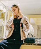 【ミスティ ウーマン/mysty woman】のスタンドカラーショートコート 人気、トレンドファッション・服の通販 founy(ファニー) ファッション Fashion レディースファッション Fashion for Women アウター Coat / Outerwear Collection コート・ロングコート・ピーコート Long Coats, Peacoats & More ショート Short, Short Length スタンド Stand Collar, Upright Stand デニム Denim, Jeans Material ビッグ Big, Oversized フレア Flare, Flared ロング Long, Long-Length thumbnail モクベージュ52|ID: prp329100004837265 ipo3291000000035242522