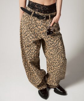 【ロイヤルフラッシュ/ROYAL FLASH】のMITSUKI/ミツキ/レオパードワイドパンツ 人気、トレンドファッション・服の通販 founy(ファニー) ファッション Fashion レディースファッション Fashion for Women パンツ Pants & Trousers アクセサリー Fashion Accessories シルバー Silver, Metallic Silver シンプル Simple, Minimal チャーム Charm, Pendant メタル Metal, Metal Parts ループ Loop, Loop Knit レオパード Leopard, Animal Print ワイド Wide, Wide Fit |ID:prp329100004837270