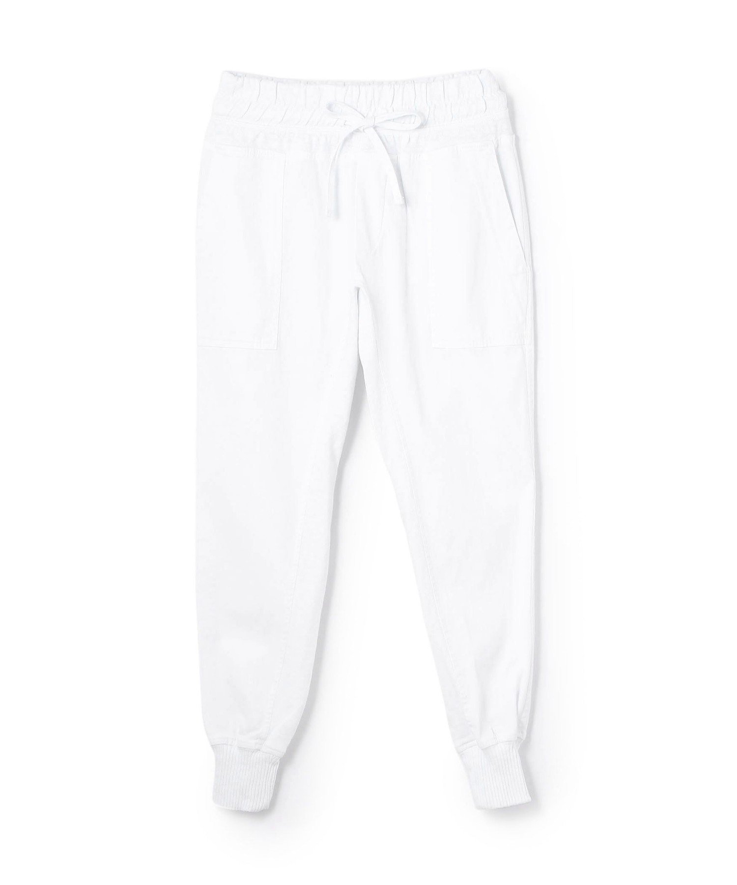 【トゥモローランド/TOMORROWLAND】の裾リブジャージーパンツ WHVJ1677 インテリア・キッズ・メンズ・レディースファッション・服の通販 founy(ファニー) 　ファッション　Fashion　レディースファッション　Fashion for Women　パンツ　Pants & Trousers　カリフォルニア　California, Cali Style　リラックス　Relax, Relaxed Fit　おすすめ　Recommended / Our Picks　11 ホワイト|ID: prp329100004837285 ipo3291000000035242720