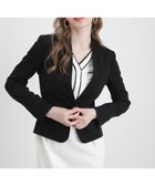 【ピンキーアンドダイアン/Pinky&Dianne】のWEB/店舗限定カラー ハイツイストジャケット 人気、トレンドファッション・服の通販 founy(ファニー) ファッション Fashion レディースファッション Fashion for Women アウター Coat / Outerwear Collection レディースジャケット・軽アウター Jackets コンパクト Compact, Small Size ジャケット Jacket, Outerwear ストレッチ Stretch, Stretchy Fabric ダブル Double, Double-Breasted バランス Balance, Style Balance エレガント 上品 Elegant 定番 Standard, Basic Item thumbnail ブラック|ID: prp329100004837299 ipo3291000000035242980