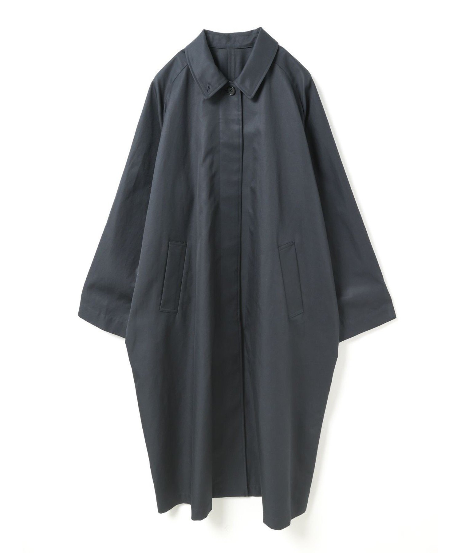 【マーコート/MARcourt】のmizuiro ind ステンカラーコート インテリア・キッズ・メンズ・レディースファッション・服の通販 founy(ファニー) 　ファッション　Fashion　レディースファッション　Fashion for Women　アウター　Coat / Outerwear Collection　コート・ロングコート・ピーコート　Long Coats, Peacoats & More　ストレート　Straight, Straight Cut　スリット　Slit, Slit Detail　テーラード　Tailored, Tailored Fit　パーカー　Hoodie, Parka　ベーシック　Basic, Essential　ポケット　Pocket, Pocket Detail　ロング　Long, Long-Length　ワイド　Wide, Wide Fit　無地　Plain, Solid Color　長袖　Long Sleeve, Full Sleeve　ネイビー|ID: prp329100004837307 ipo3291000000035243108