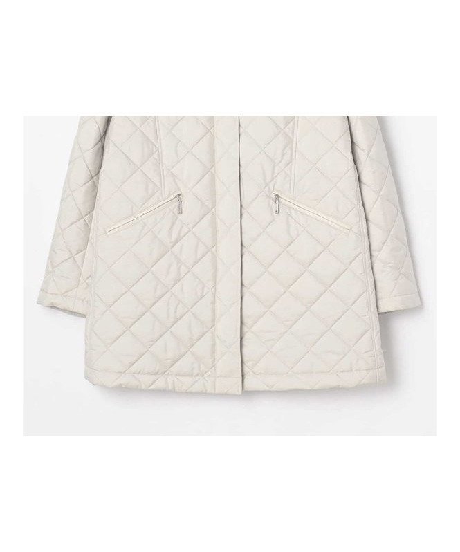 【アクアスキュータム/Aquascutum】のキルティングコート インテリア・キッズ・メンズ・レディースファッション・服の通販 founy(ファニー) 　ファッション　Fashion　レディースファッション　Fashion for Women　アウター　Coat / Outerwear Collection　コート・ロングコート・ピーコート　Long Coats, Peacoats & More　キルティング　Quilted, Quilting　シルク　Silk, 100% Silk　タフタ　Taffeta, Structured Fabric　チェック　Check, Plaid, Tartan　トレンド　Trend, Trending Now　ドット　Polka Dot, Dot Pattern　定番　Standard, Basic Item　ベーシック　Basic, Essential　防寒　Cold Protection, Winter-Ready　アイボリー|ID: prp329100004837313 ipo3291000000035243211
